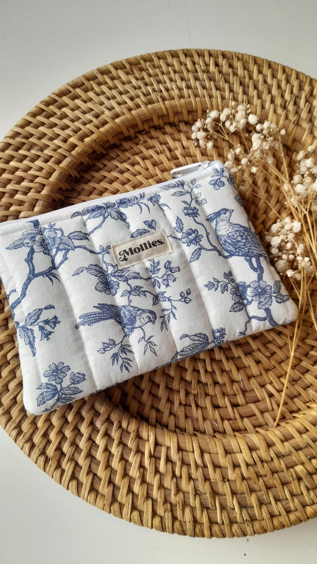 Carterita retro azul